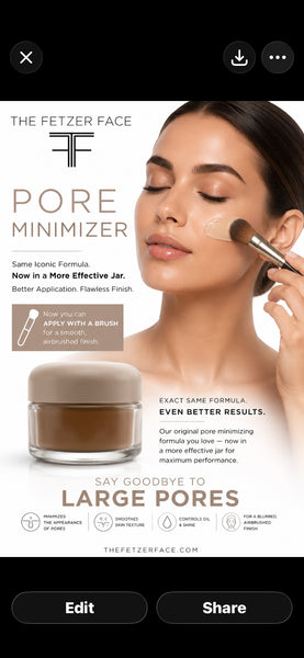 The Fetzer Face Pore Minimizer